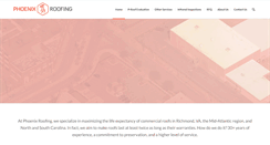 Desktop Screenshot of phoenix-roofing.com